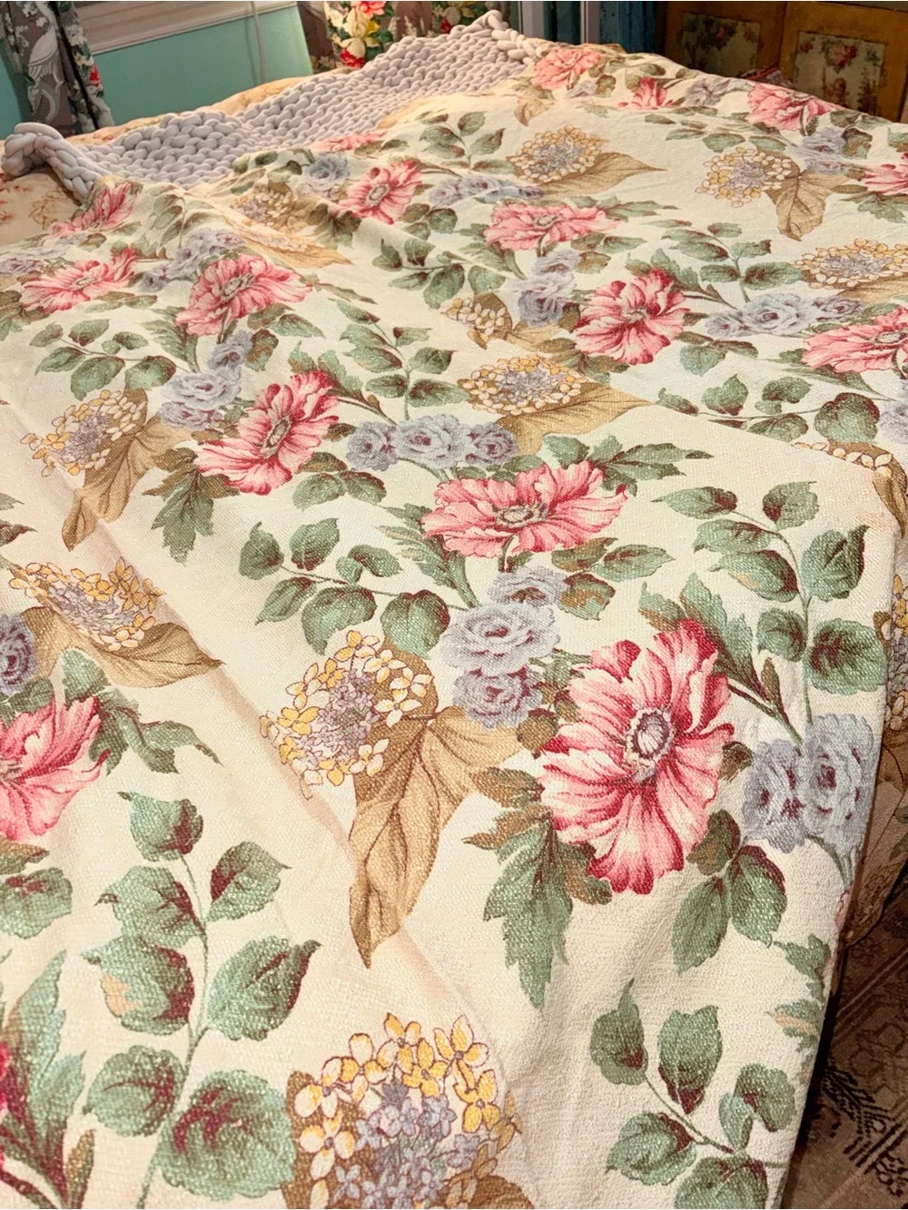 Vintage Barkcloth Curtains